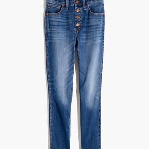 Madewell 9” High Rise Women’s Blue Size 26 Cotton Skinny Jeans